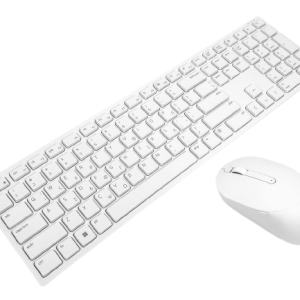 Dell Pro Wireless Keyboard and Mouse - KM5221W - Arabic (QWERTY) - White 580-AKFH